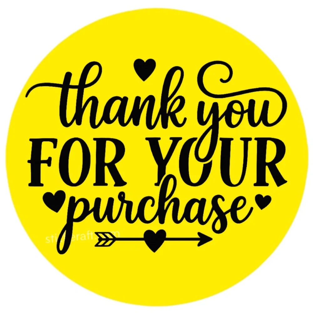 Thank You for Your Purchase Stickers – 2" for Poshmark & Small Business – 100 PC - Picture 6 of 16